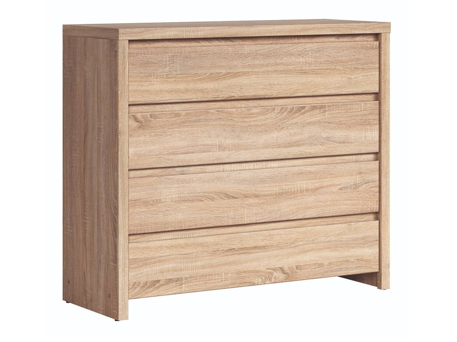 Komód Nolroma 105 (Fehér + Sonoma tölgy)