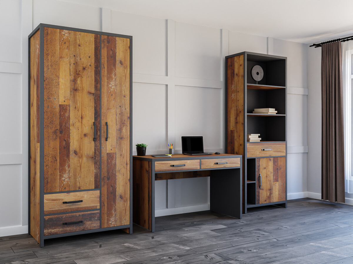 Otthoni iroda készlet Belsera 114 (Barna + Matera szürke)