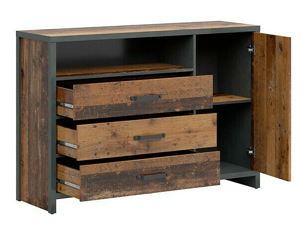 Otthoni iroda készlet Belsera 115 (Barna + Matera szürke)