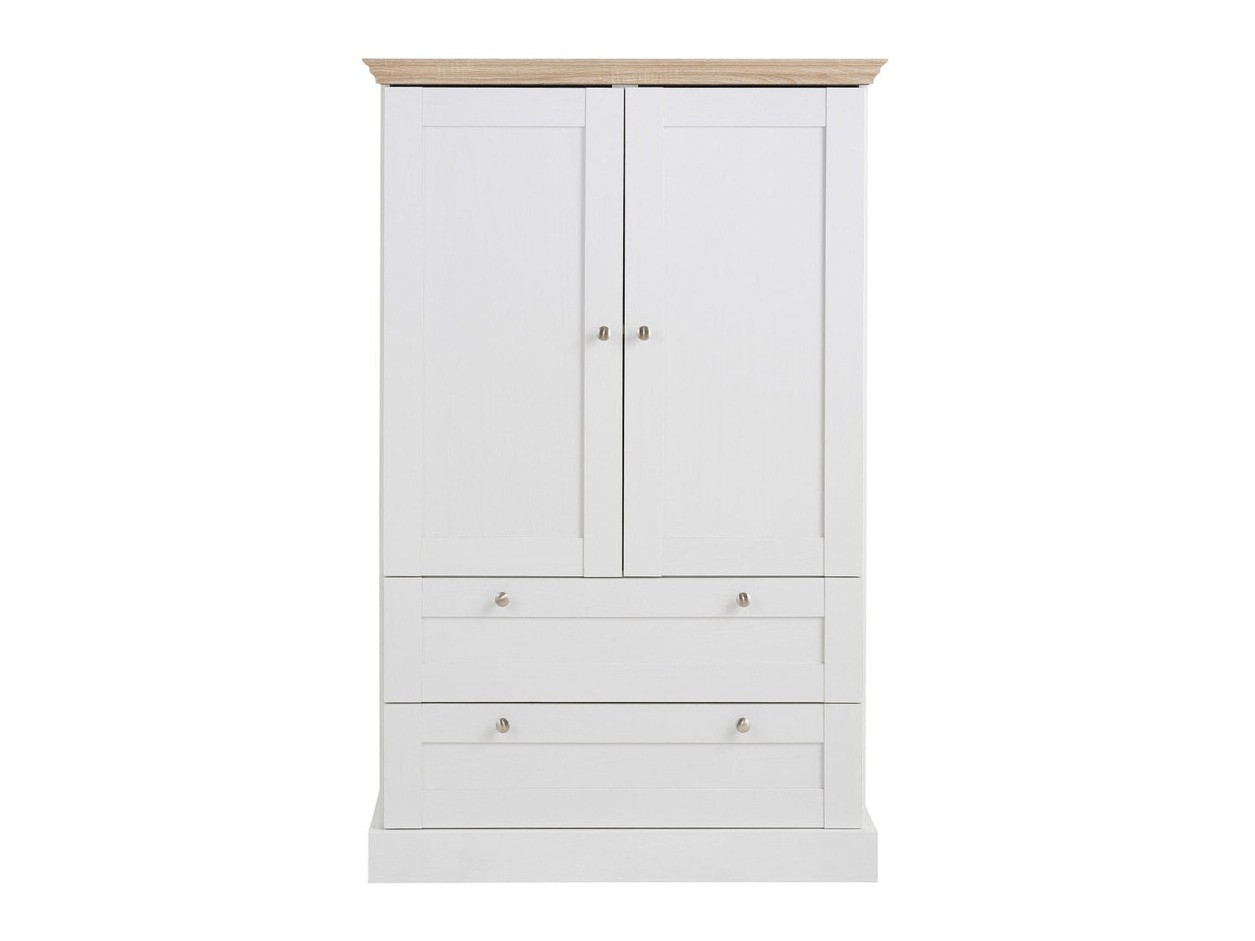 Komód Lirveri 102 (Fehér + Világos tölgy)