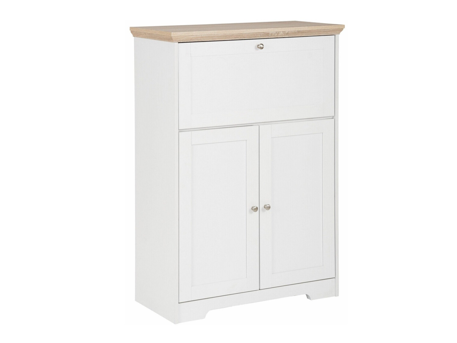 Szekrény Odemela 107 (Fehér + Világos tölgy)