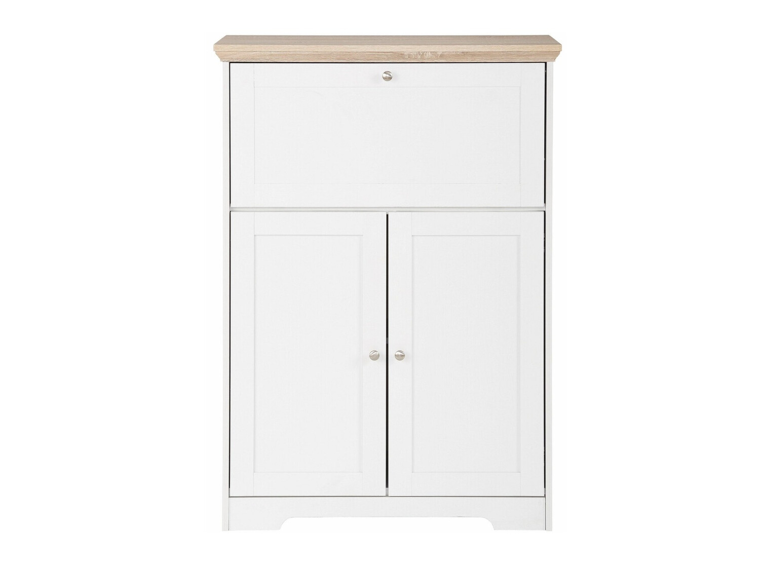 Szekrény Odemela 107 (Fehér + Világos tölgy)