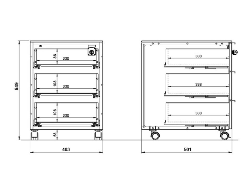 Tároló Sacramento 499
