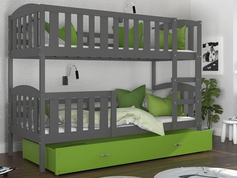 Emeletes ágy Aurora 107 (Szürke)