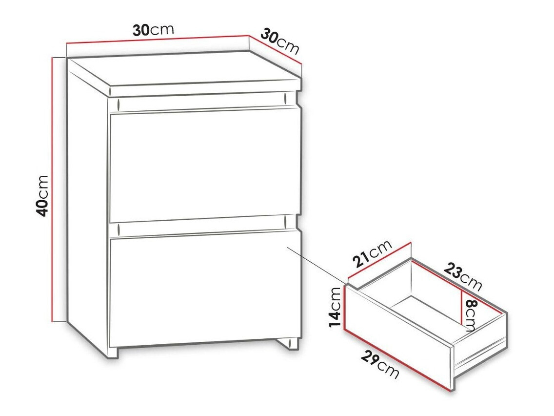 Éjjeliszekrény Memora