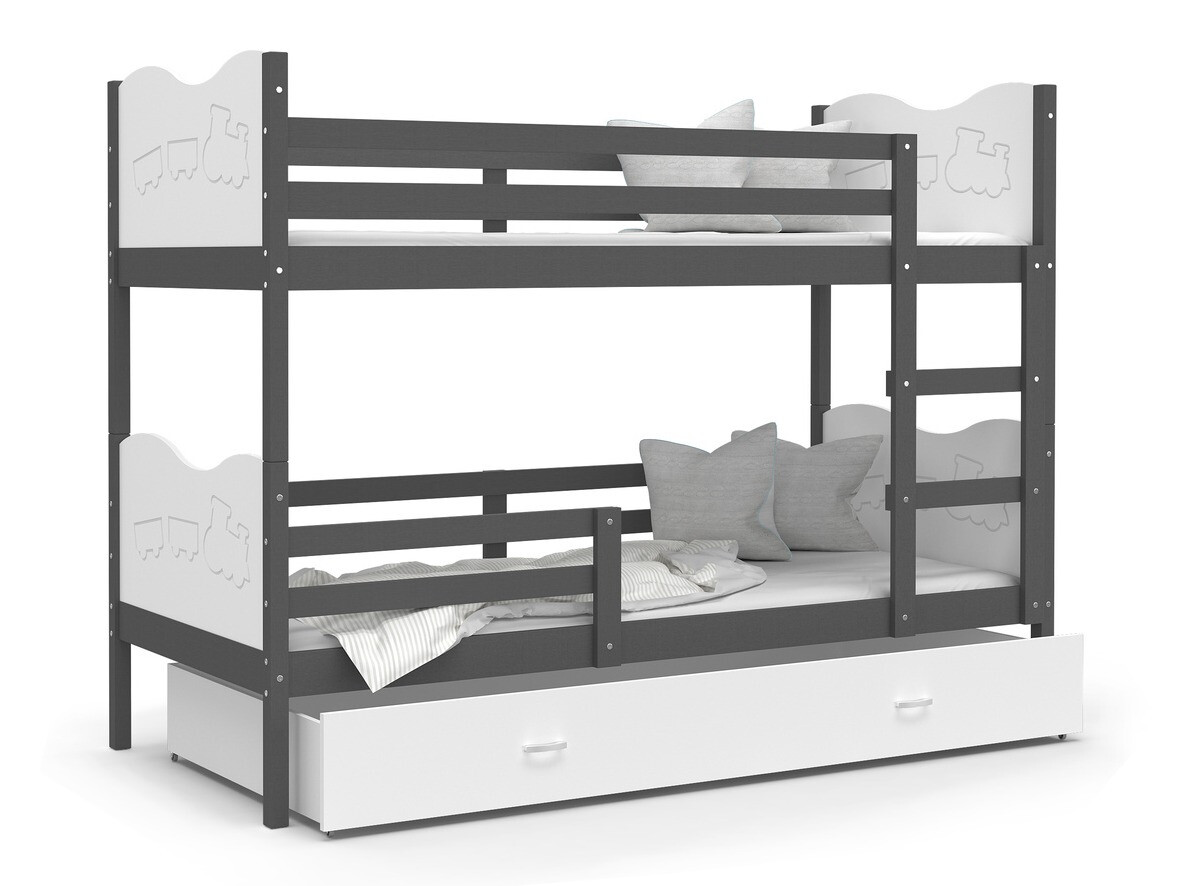 Emeletes ágy Aurora 111 (Szürke)