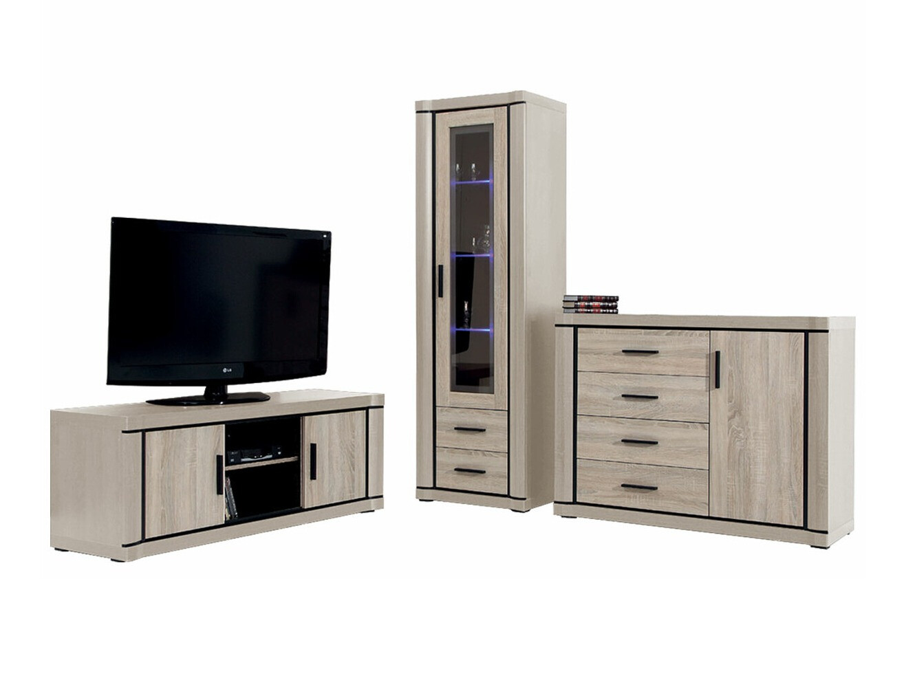 Nappali szett Lorelie 122 (Sonoma tölgy)