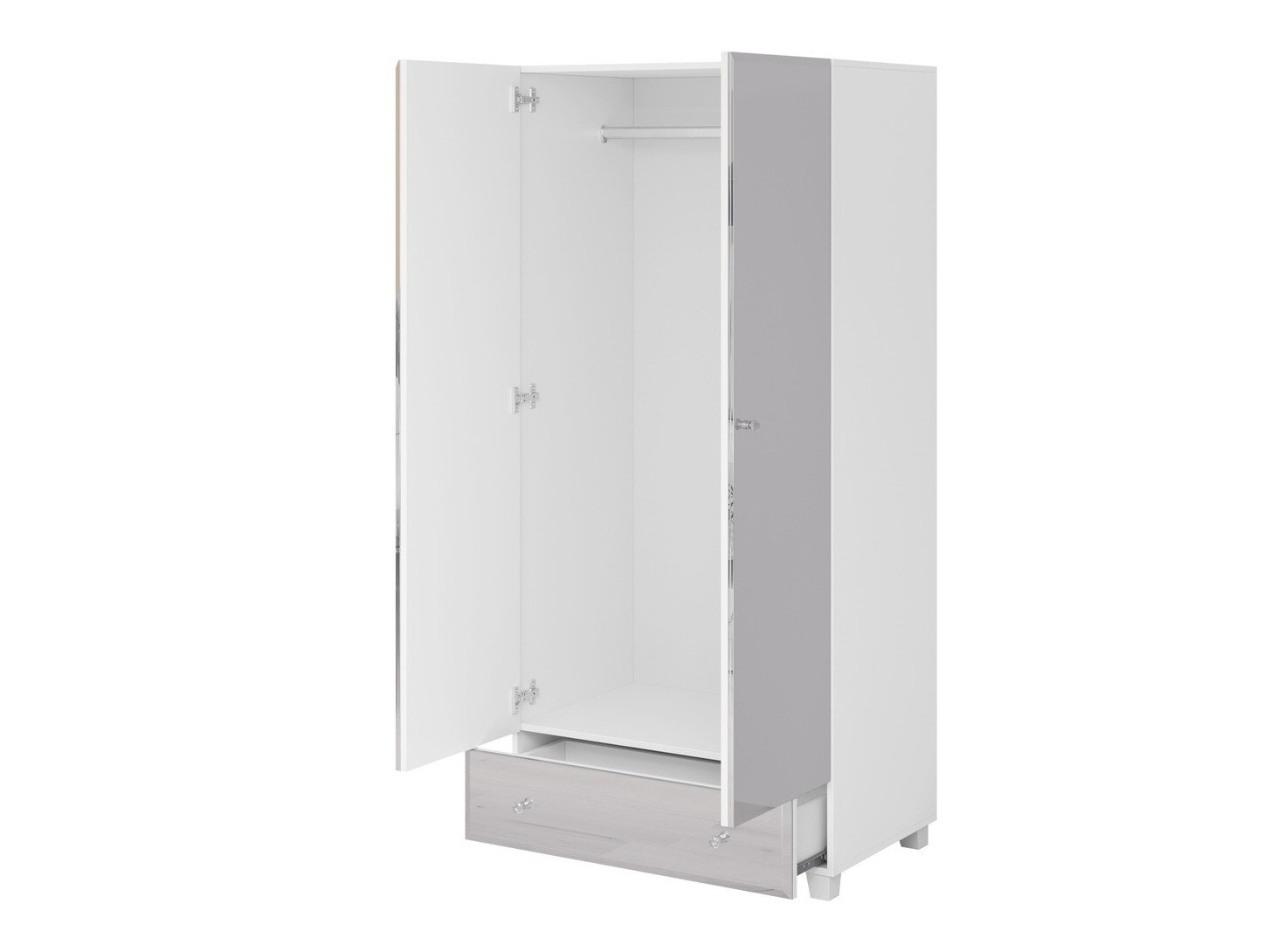 Gardróbszekrény Austin Z100 (Fehér)