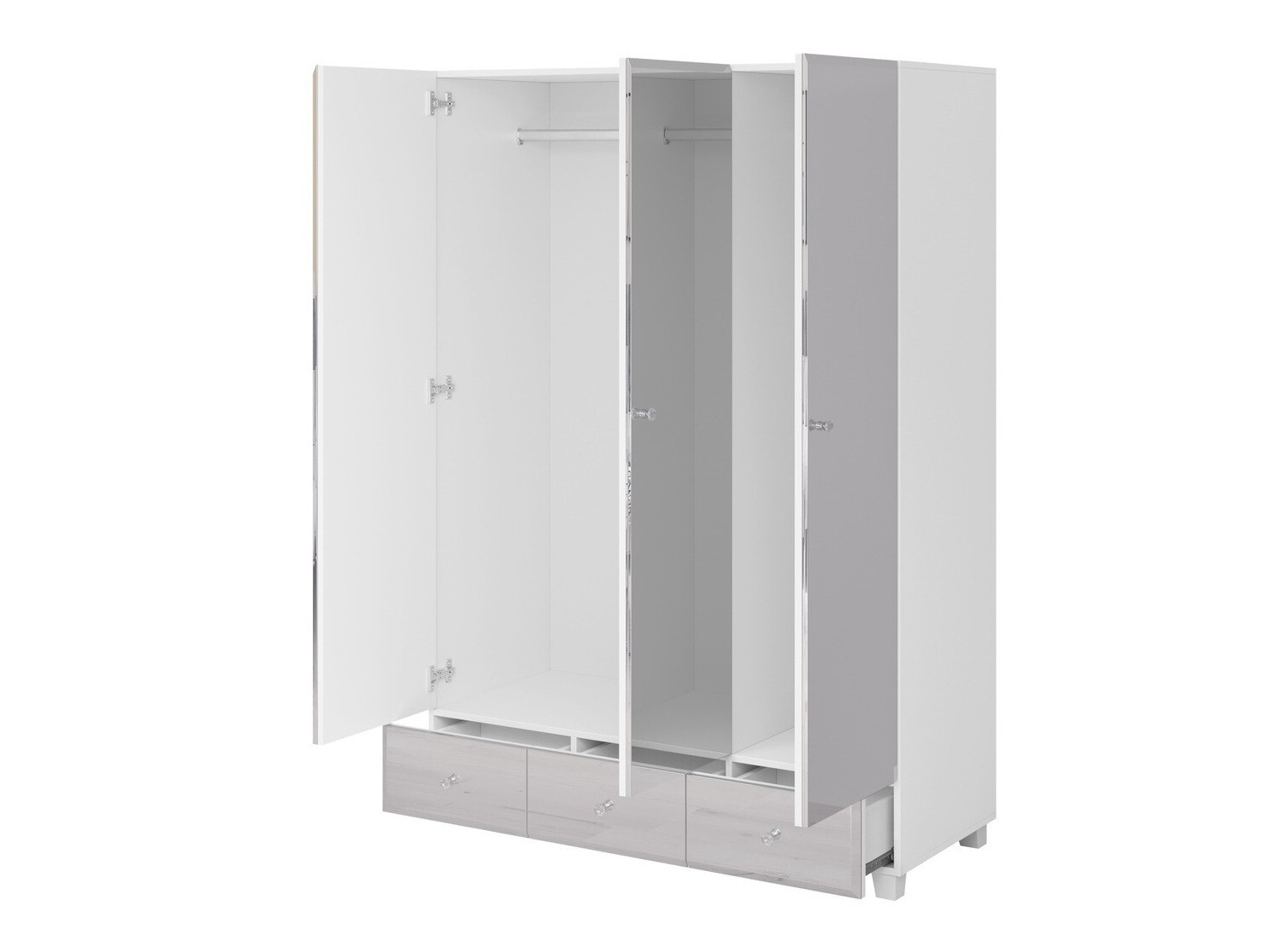 Gardróbszekrény Austin Z101 (Szürke)