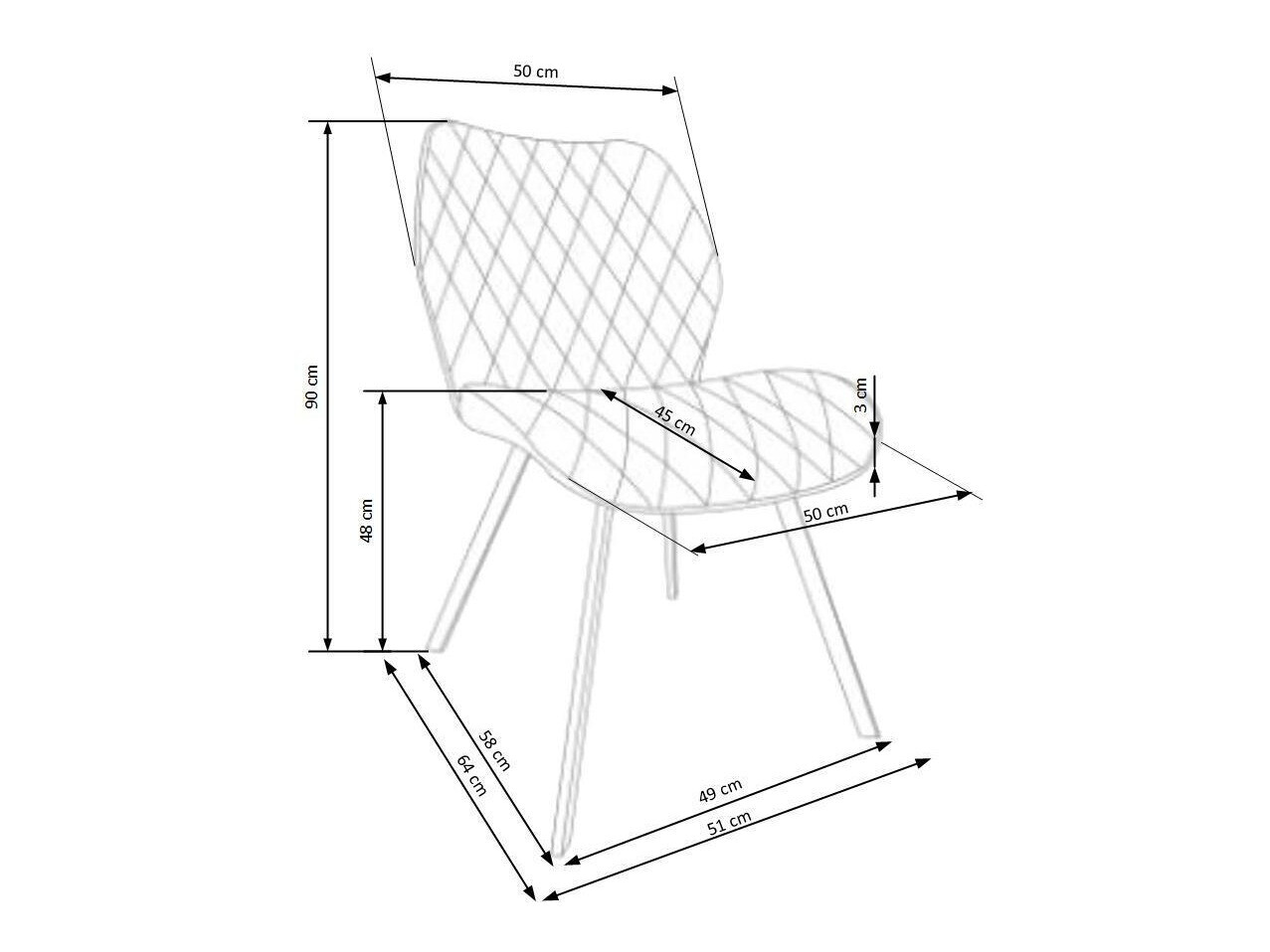 Szék Houston 626 (Sárga)