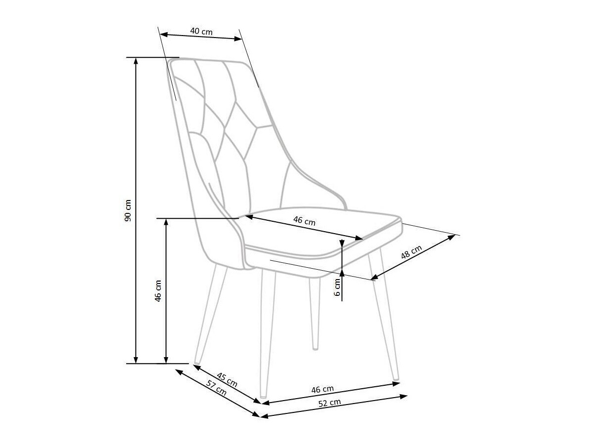 Szék Houston 873 (Szürke)