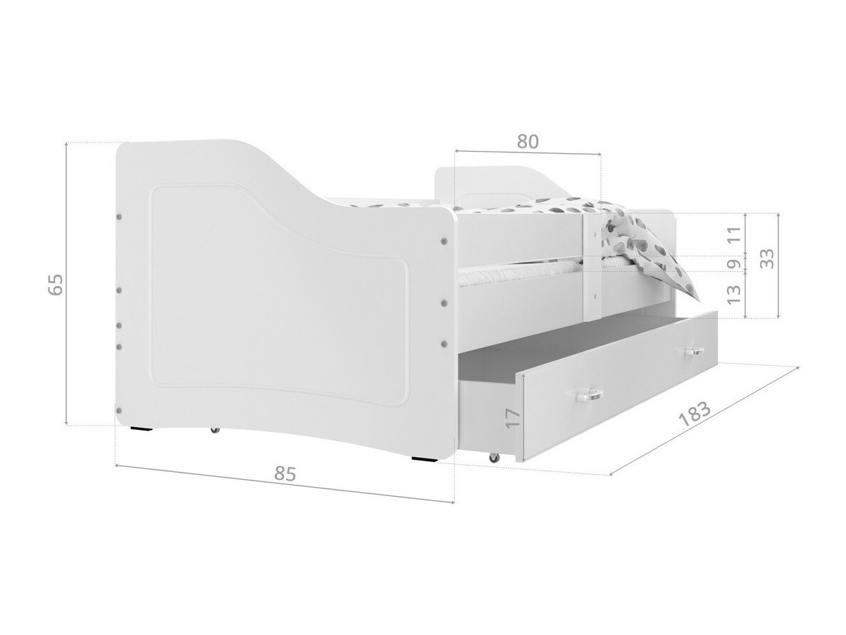 Ágy Aurora 137 (Kék)