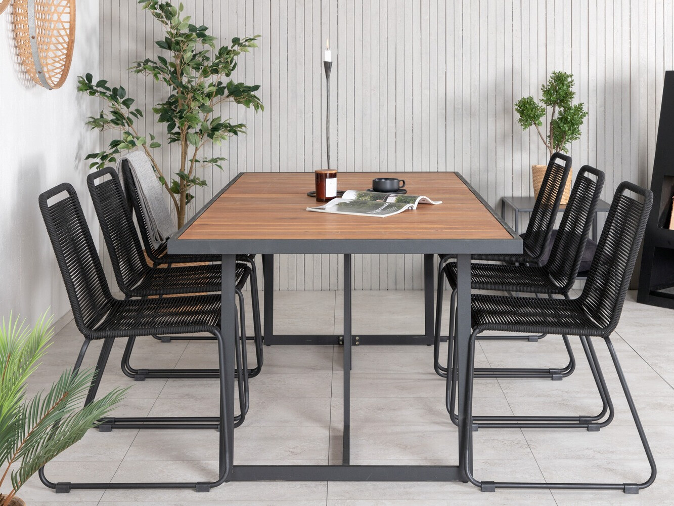 Asztal és szék garnitúra Dallas 2911