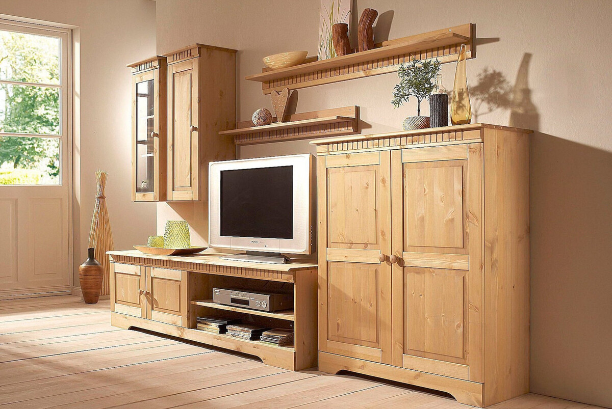 Fali polc Elbelba 104 (Világosbarna)