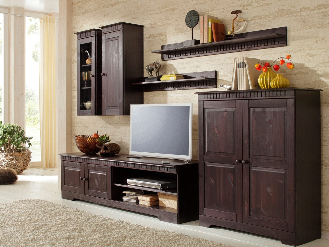 Fali szekrény Elbelba 105 (Sötét barna)