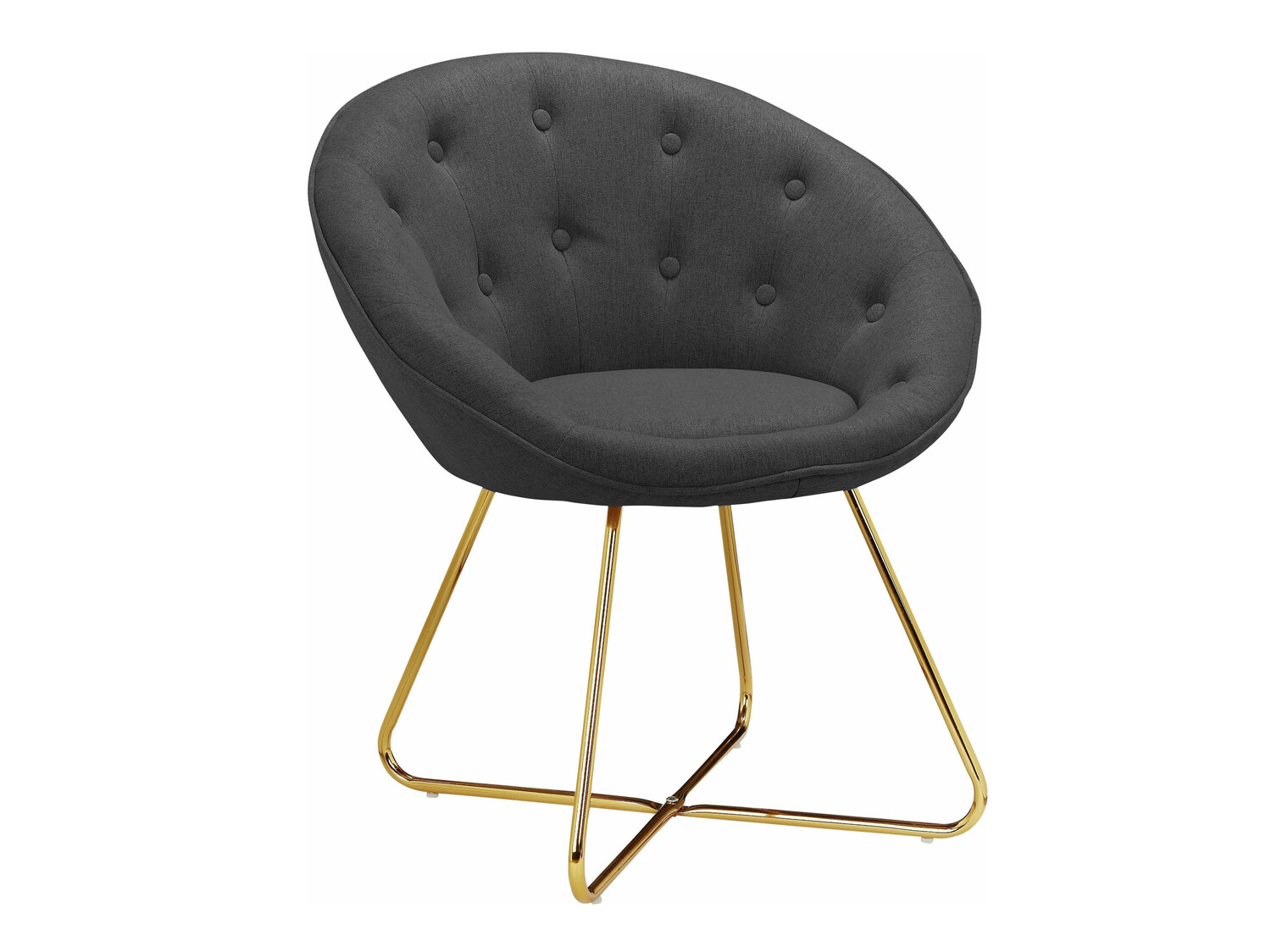 Fotel Denton 416 (Antracit + Aranysárga)