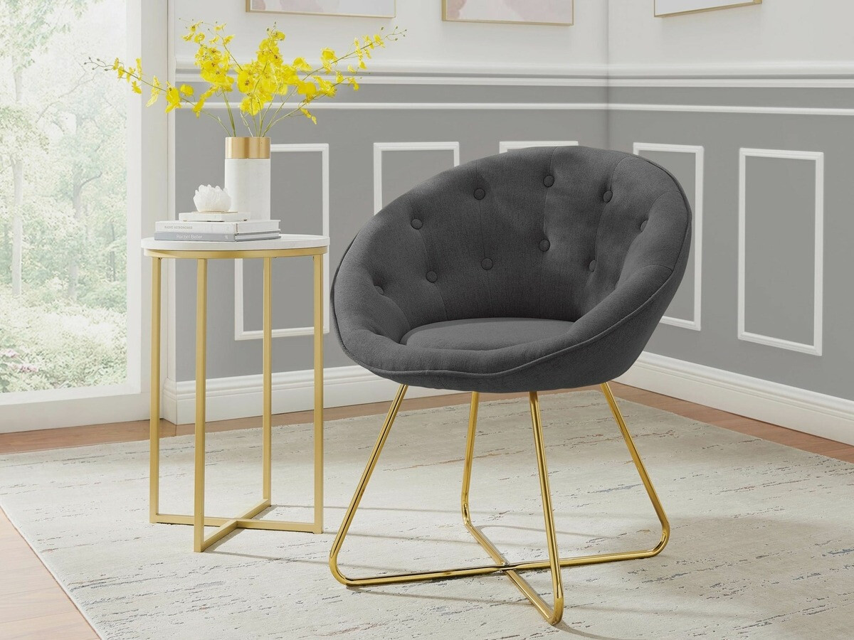 Fotel Denton 416 (Antracit + Aranysárga)