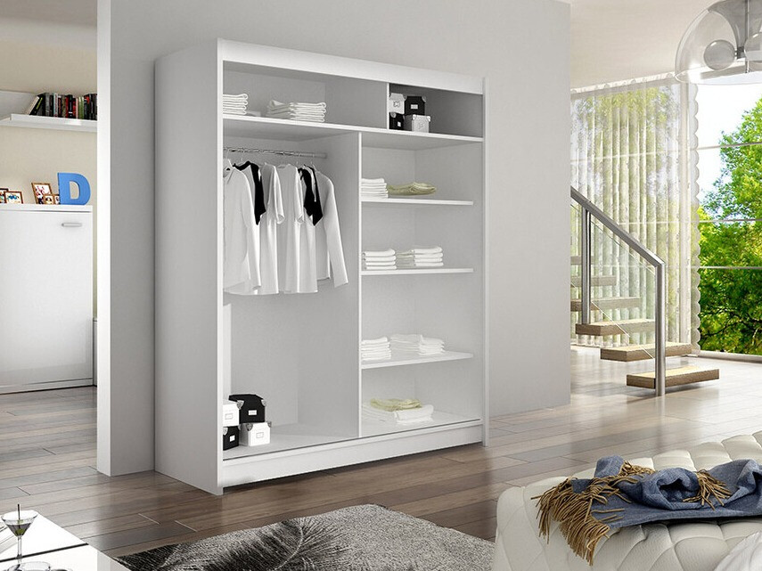 Gardróbszekrény Closico Vastor V (Fekete + Artisan tölgy)