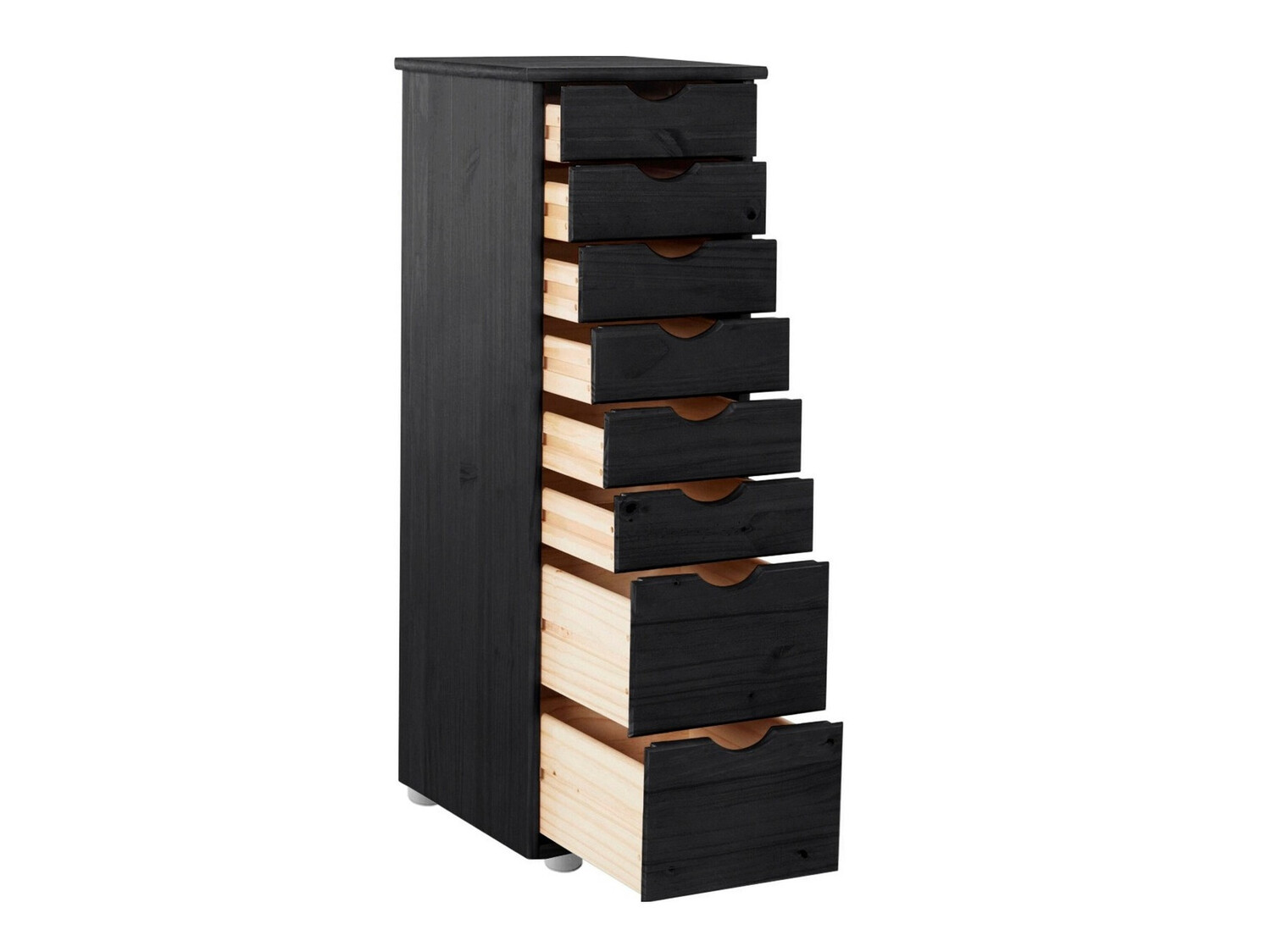 Komód Denton 138 (Fekete)