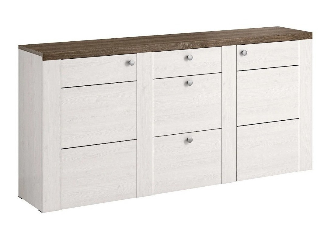 Komód Salelbo 107 (Világos vörösfenyő + Triufel tölgy)