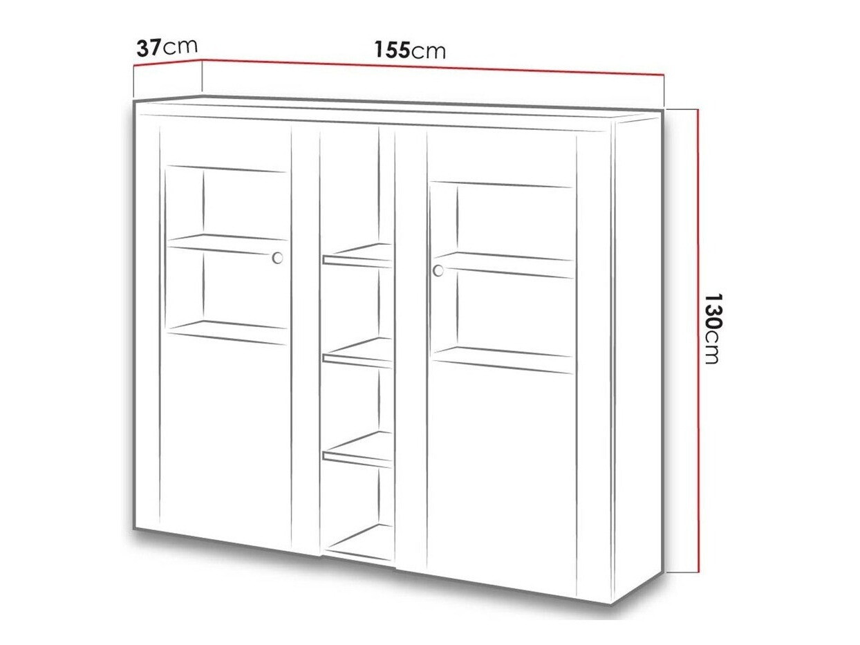 Szekrény Salelbo 105 (Riviera tölgy)