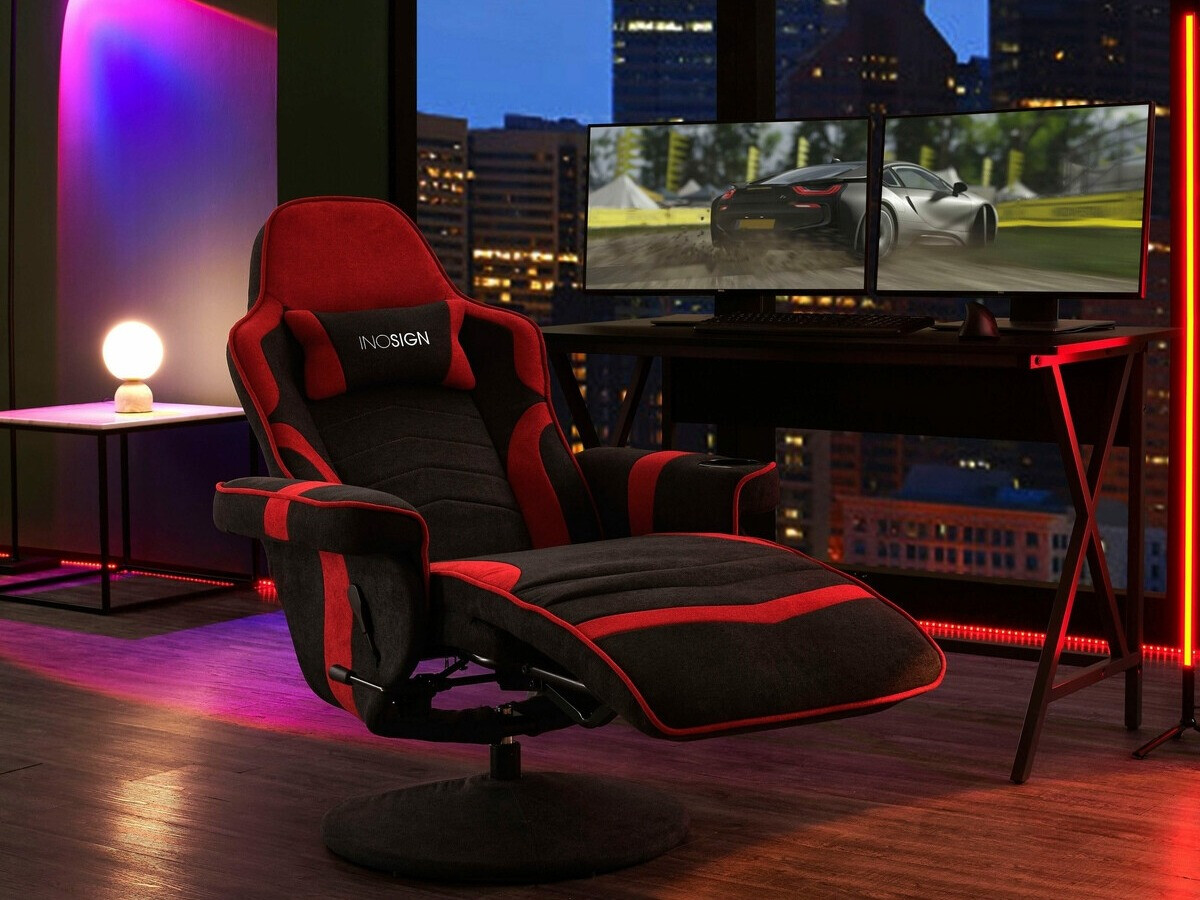 Gamer szék Denton 587 (Fekete + Piros)