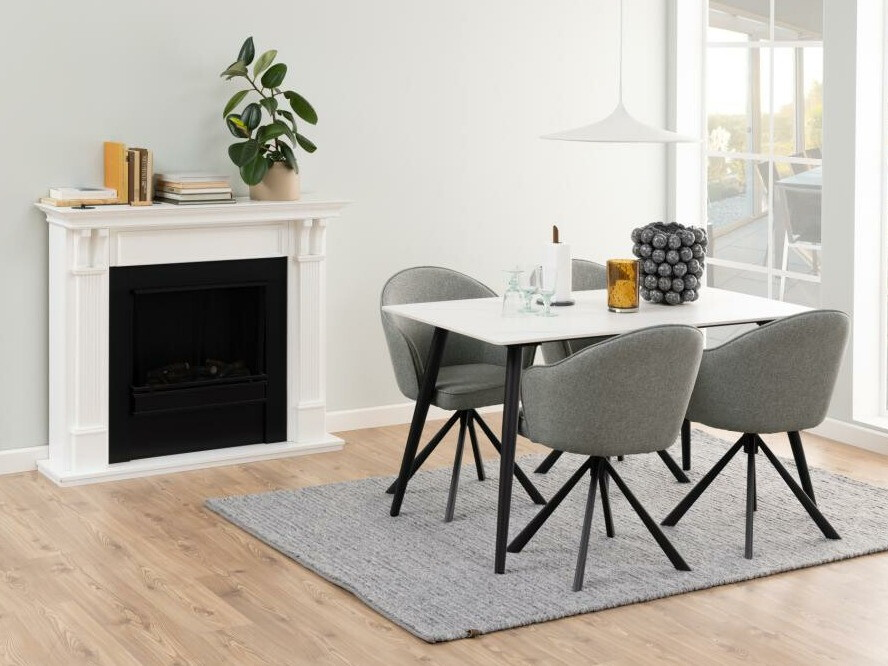 Asztal Norsica 588 (Fehér márvány)