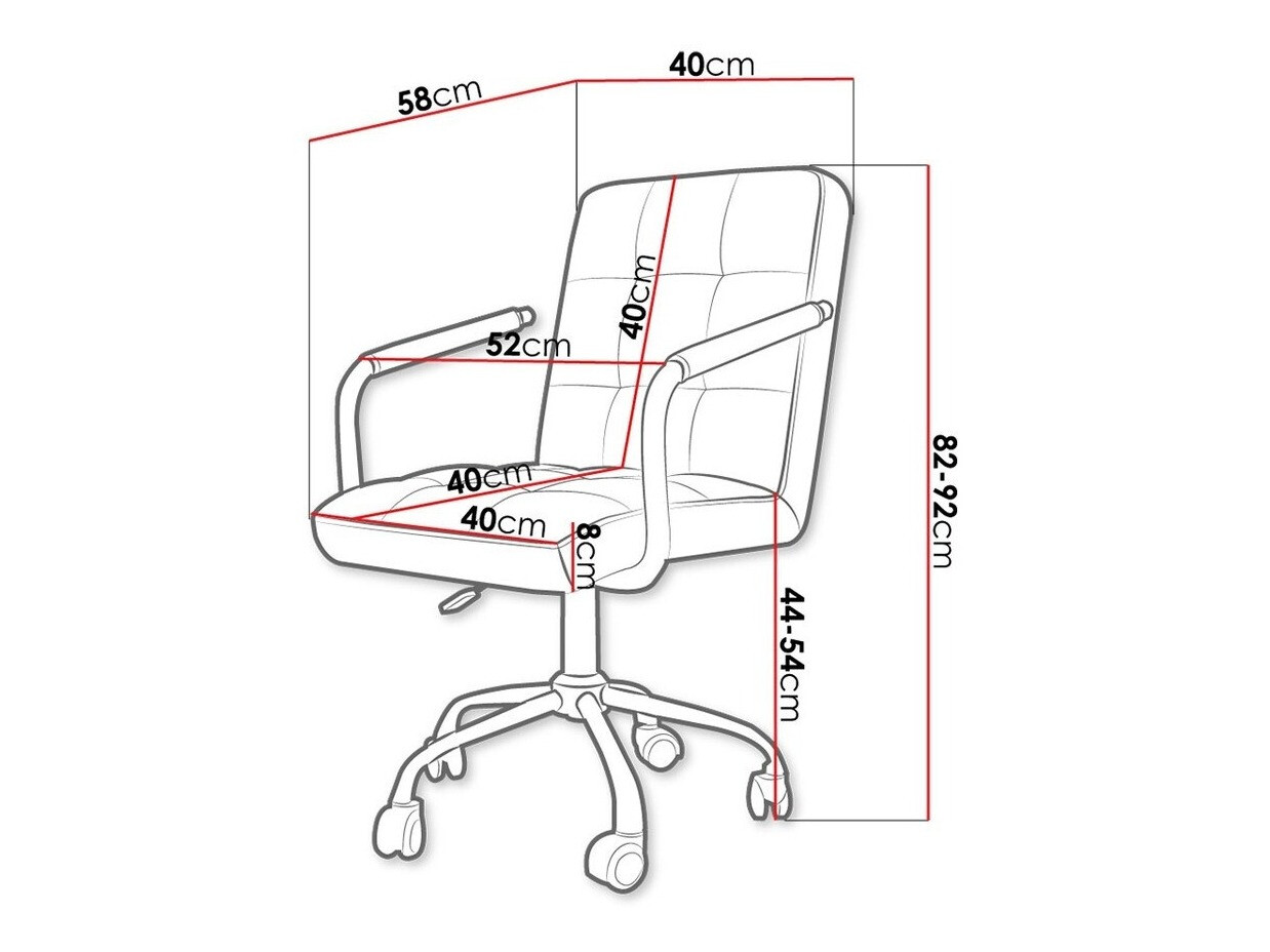 Irodai szék Comfivo Hilaritas I (Fekete)