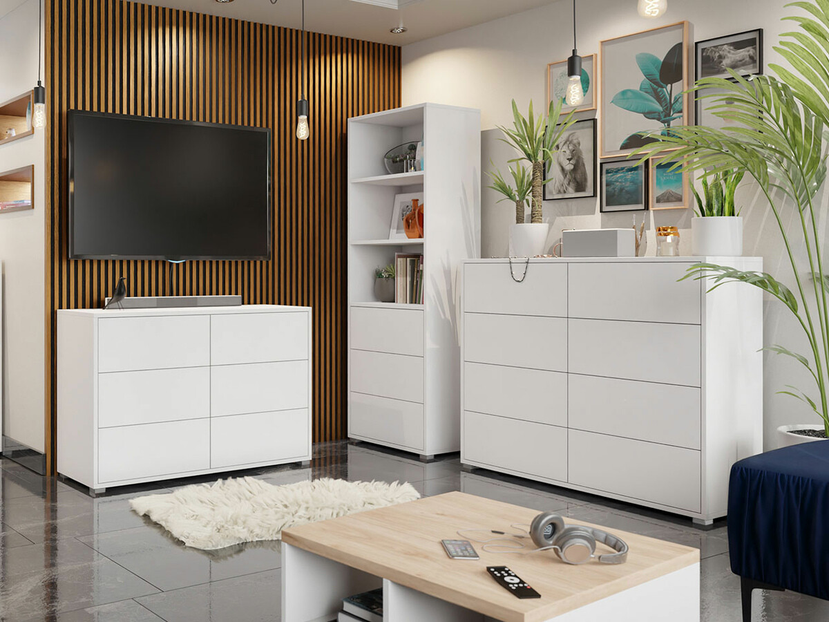 Könyvespolc Comfivo Fersoe 105 (Fehér)