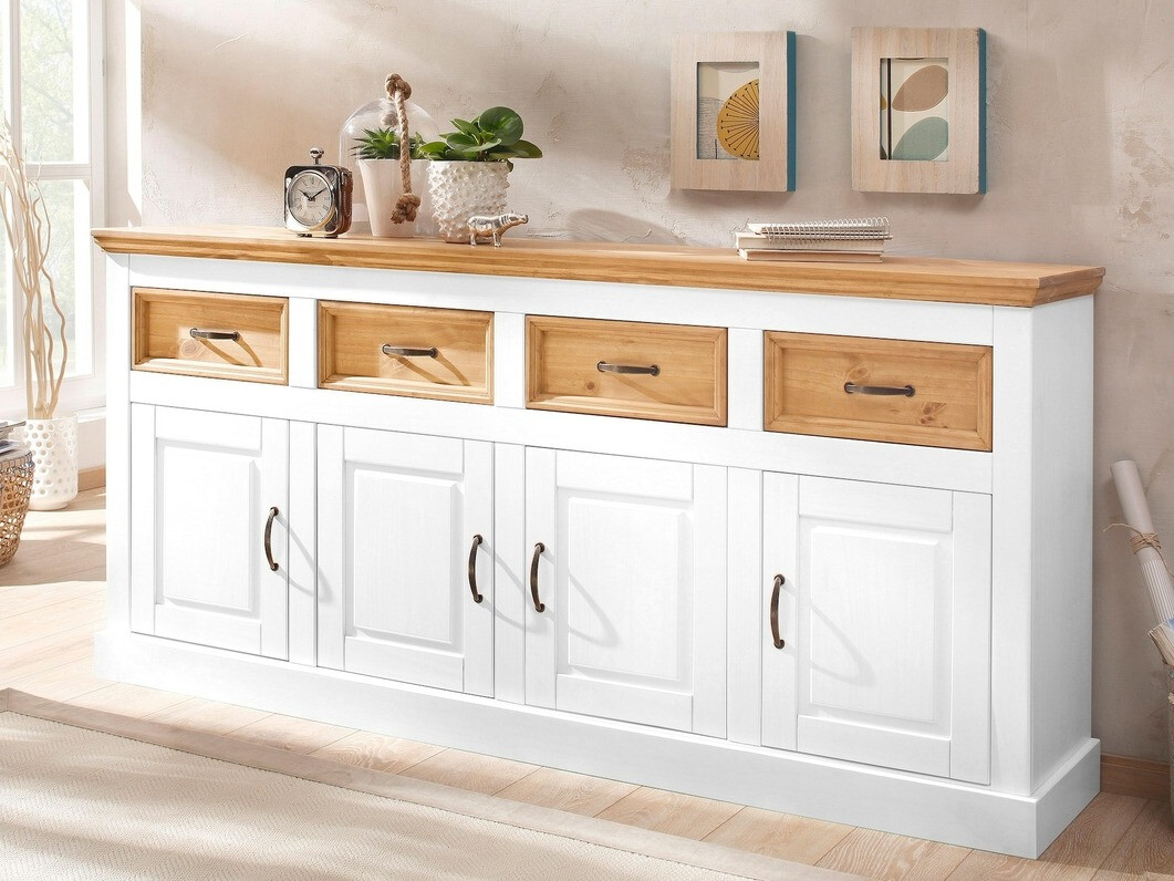 Komód Tolelio 106 (Fehér + Fenyő)