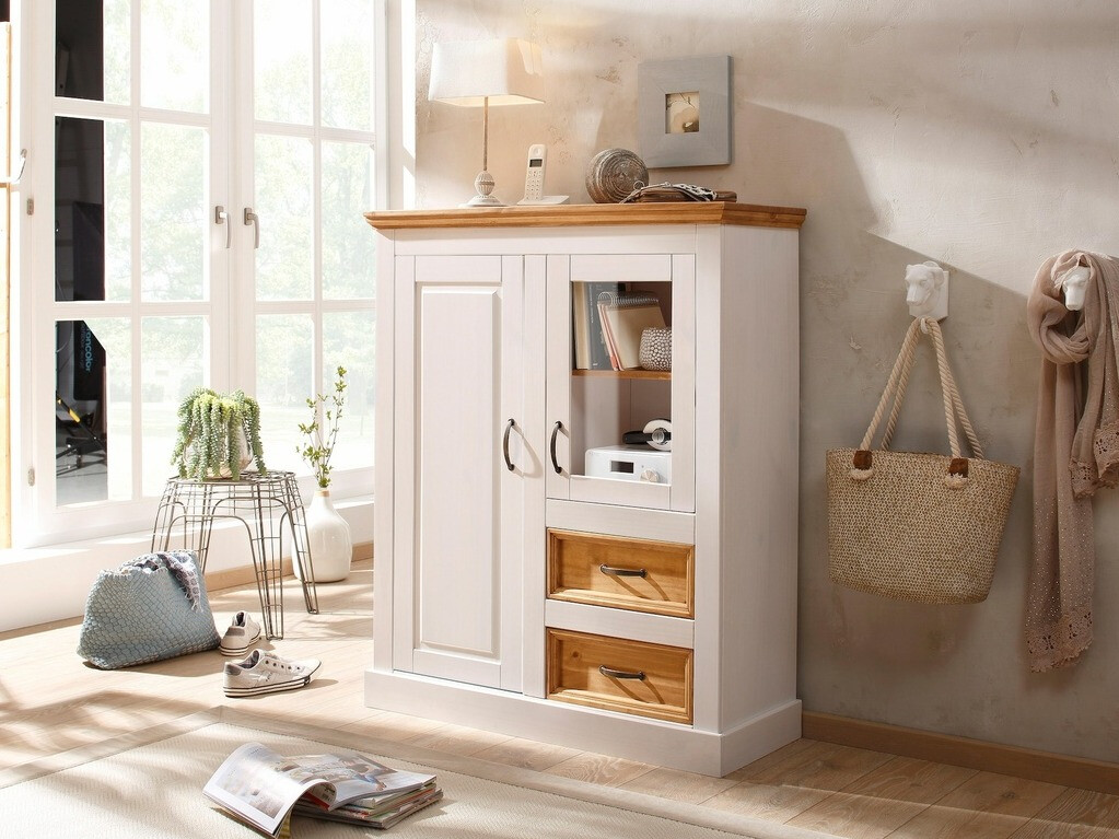 Komód Tolelio 108 (Fehér + Fenyő)