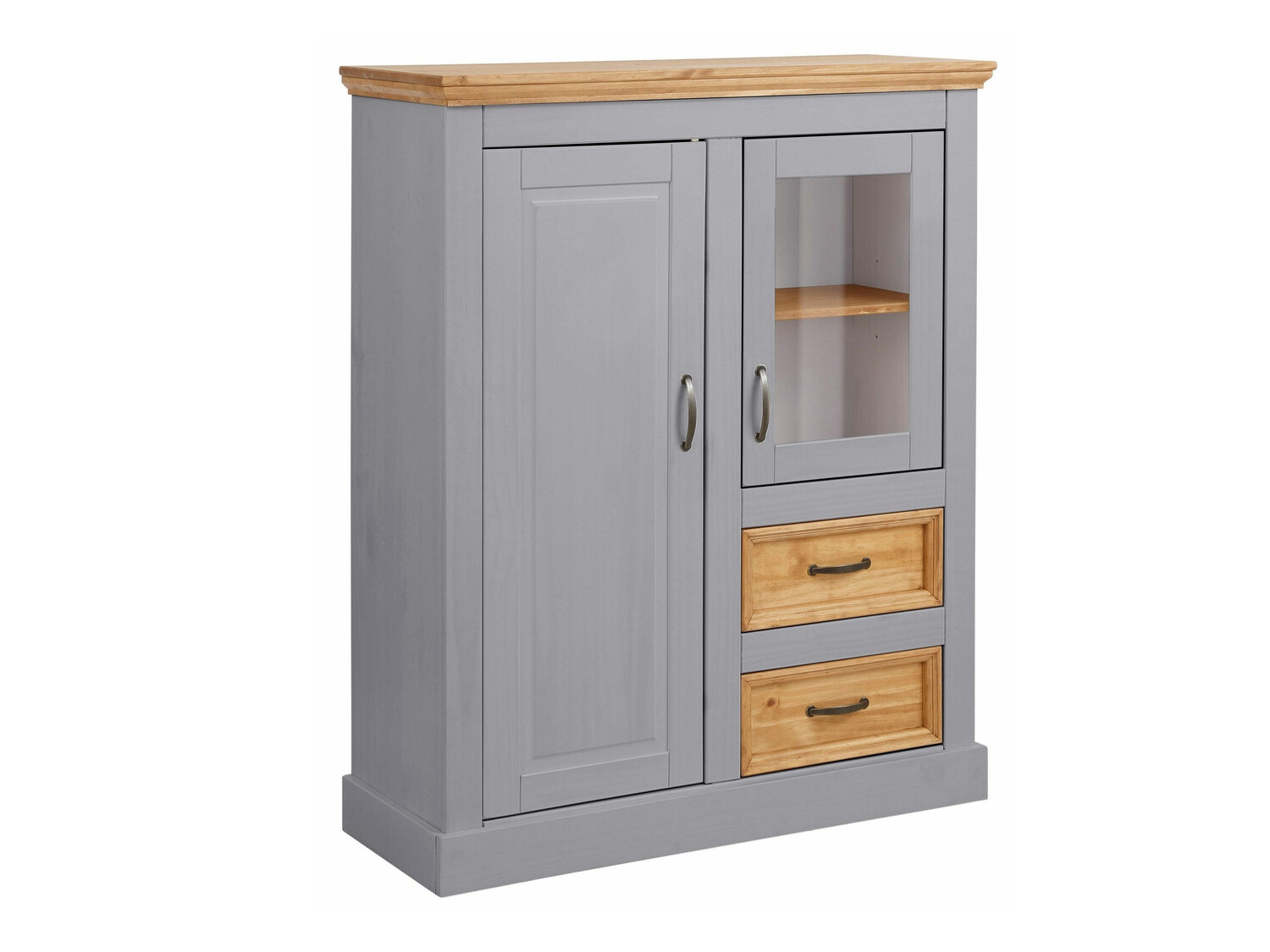 Komód Tolelio 108 (Szürke + Fenyő)