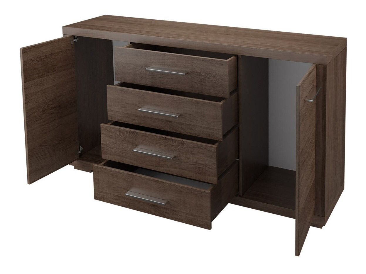 Nappali szett Fiomeri 128 (Sötét santana tölgy)