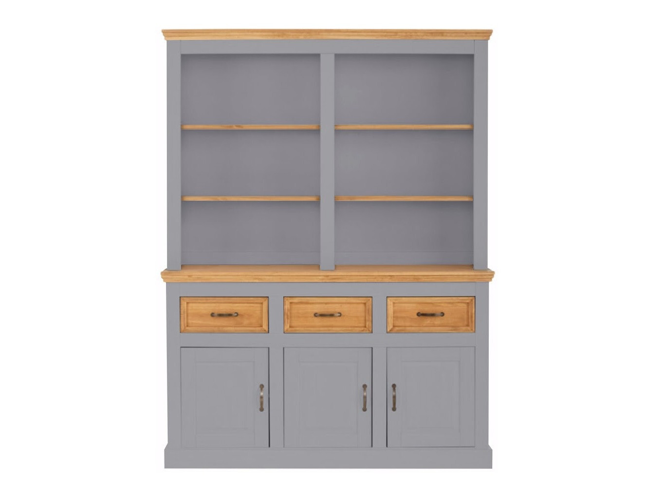 Könyvespolc Tolelio 110 (Szürke + Fenyő)