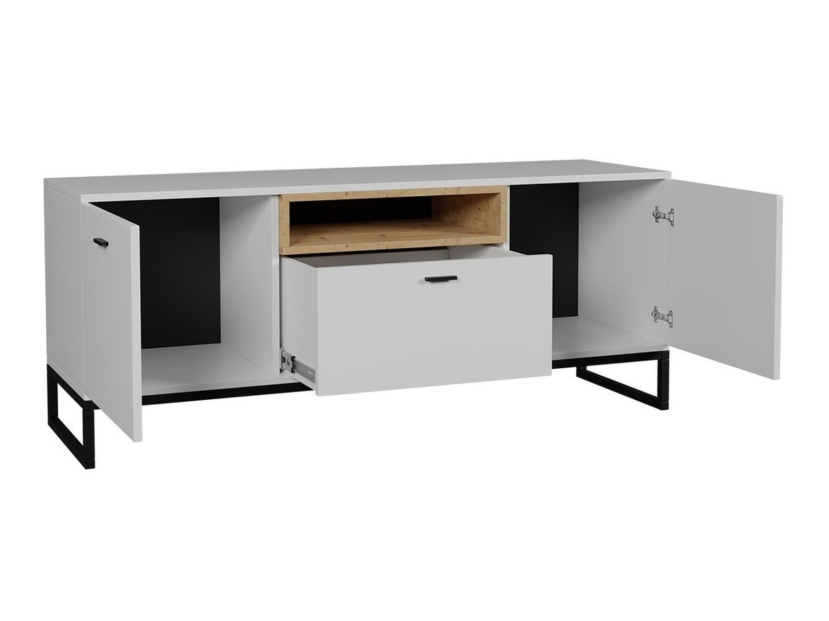 Nappali szett Baltesi 115 (Artisan tölgy + Fekete)