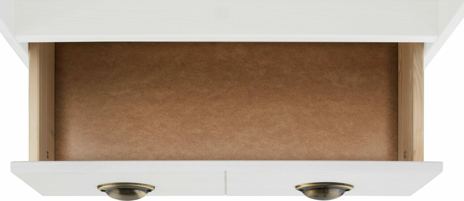 Álló fürdőszoba szekrény Serelbu 105 (Fehér + Világosbarna)