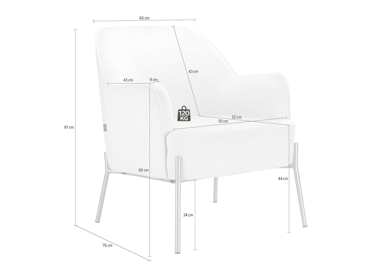 Fotel Denton 597 (Szürke + Aranysárga)