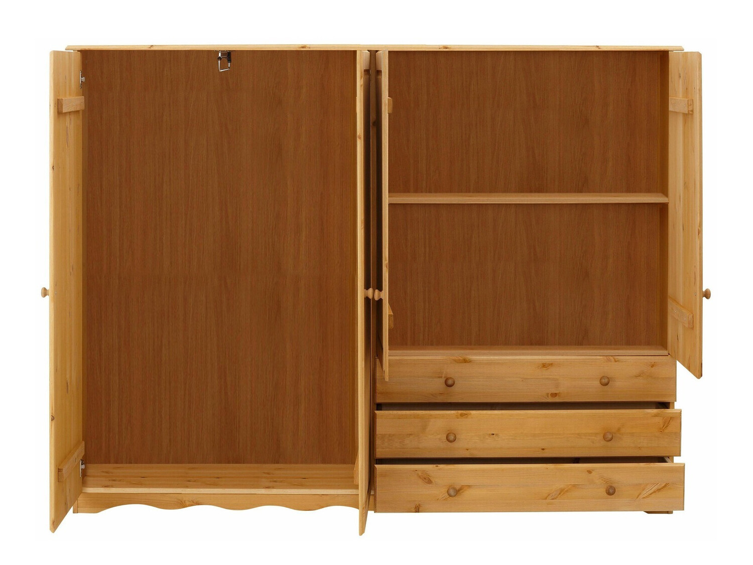 Gardróbszekrény Denton 240 (Fenyő)