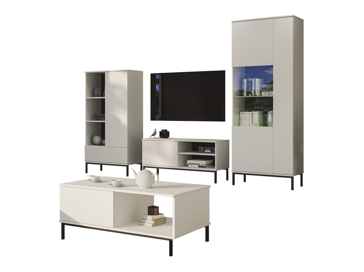 Nappali szett Lomsore 109 (Fehér)