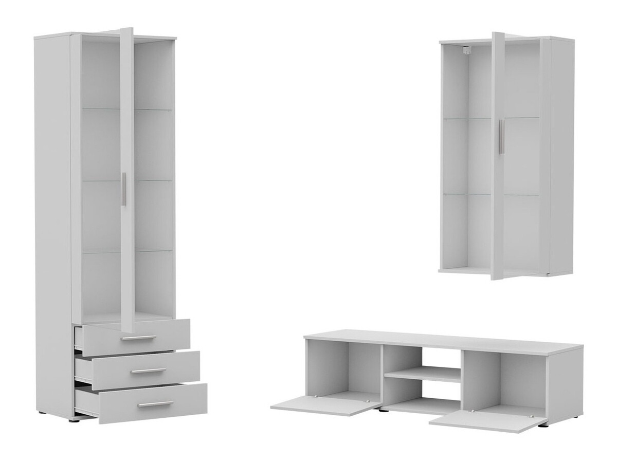 Nappali szett Tornola 114 (Fekete + Fényes fekete)