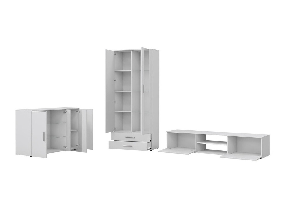 Nappali szett Tornola 116 (Fekete + Fényes fekete)