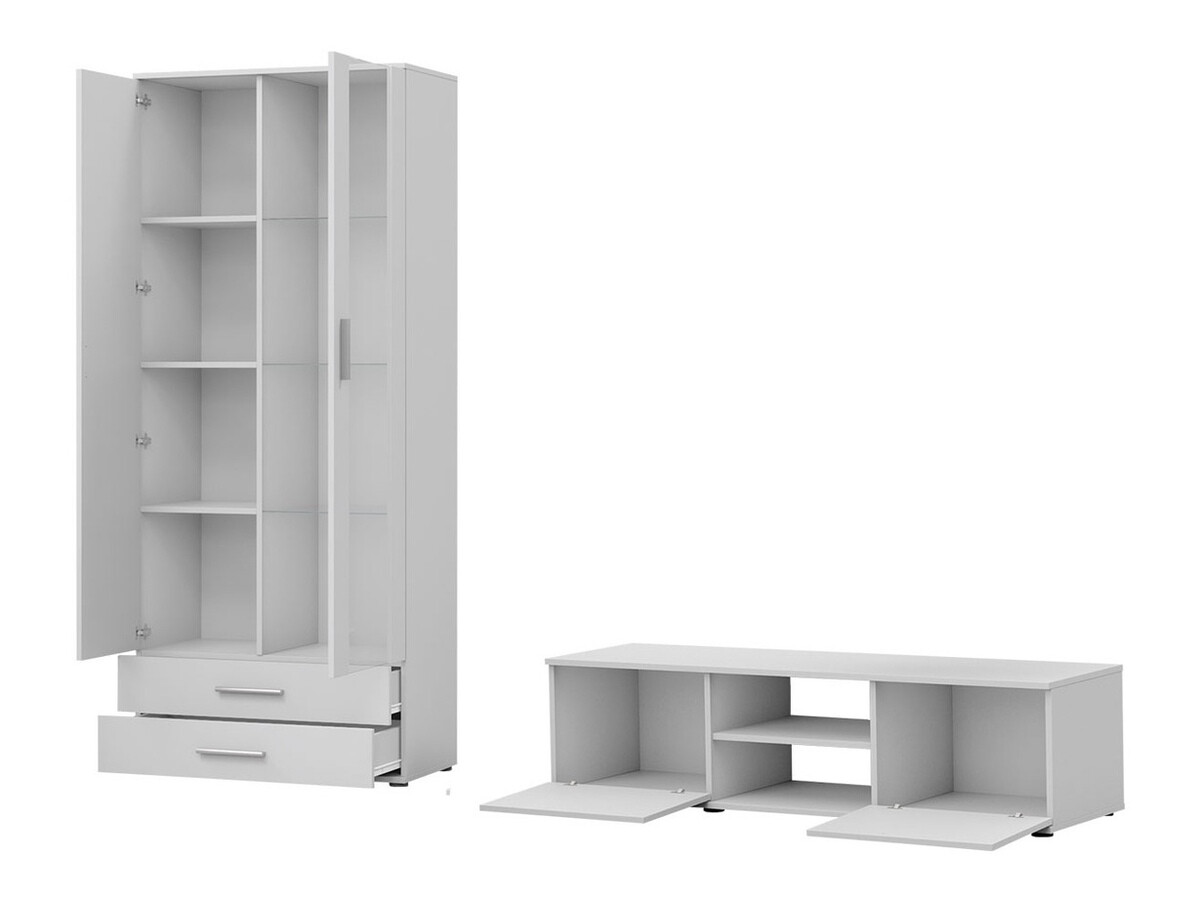 Nappali szett Tornola 117 (Fehér + Fényes fehér)