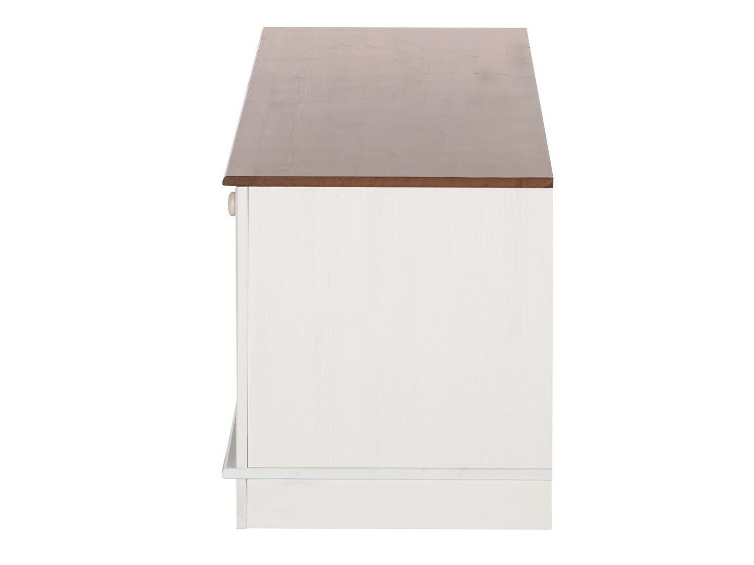 TV-állvány Saltoro 101 (Fehér + Mézes tölgy)