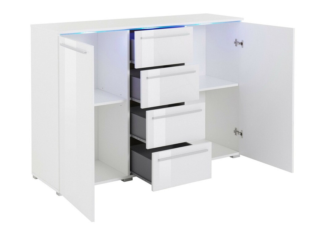 Nappali szett Austin AH105 (Fekete + Fekete tölgy)