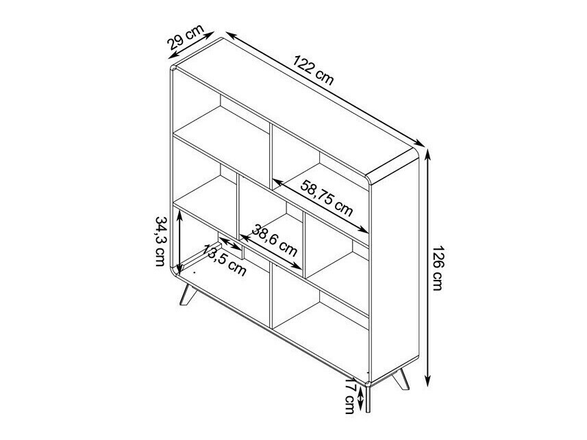 Nappali szett Elbtena 113 (Dió + Fehér)