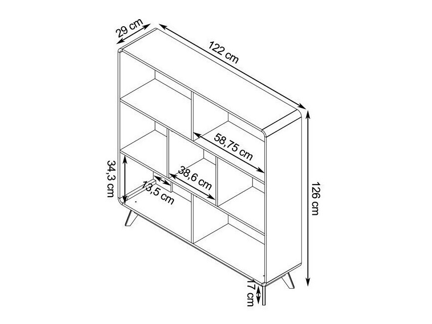 Nappali szett Elbtena 113 (Tölgy + Fehér)