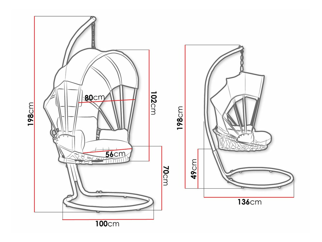 Függőszék Comfivo 317