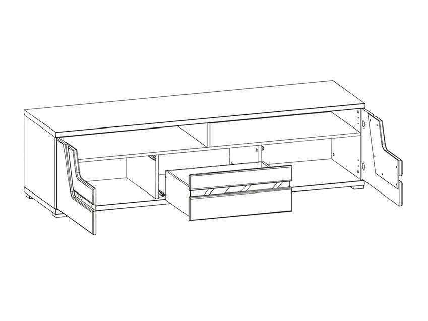 TV-állvány Soretru 100 (Dió)