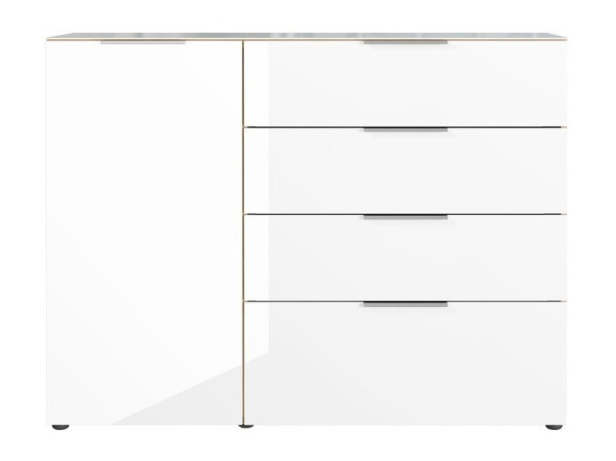 Komód Sacramento 300 (Fehér + Navarra tölgy)