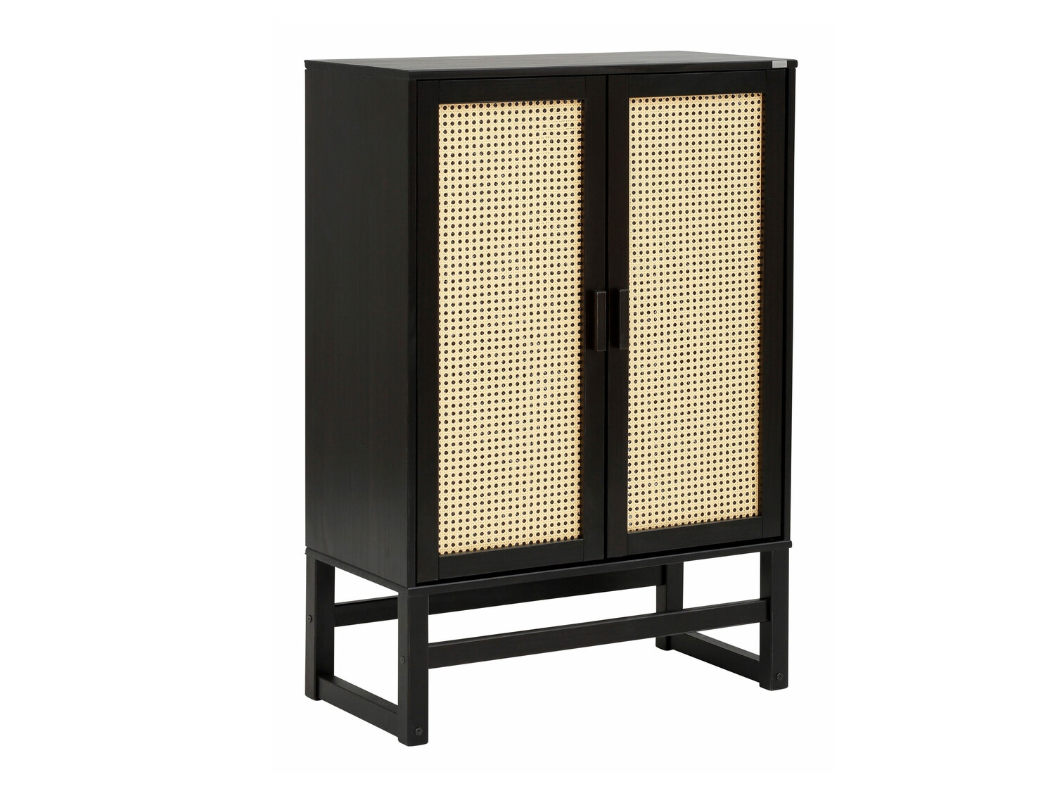 Szekrény Nucalu 103 (Fekete + Világosbarna)